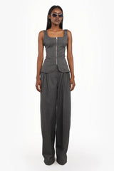 Sculpted Pinstripe 3-Piece Suit