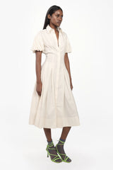 Flared Panelled Midi Dress