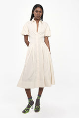 Flared Panelled Midi Dress