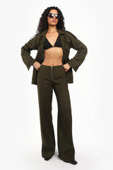 Panelled Tailored Trousers