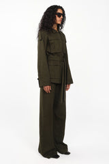 Panelled Tailored Trousers