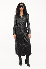 Tailored Leather Coat
