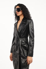 Tailored Leather Coat