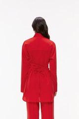 Pintucked Adjustable Shirt