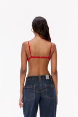 Adjustable Satin Bralette