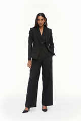 Notch Collar Three Piece Suit
