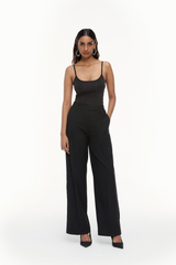 High Waisted Tailored Trousers