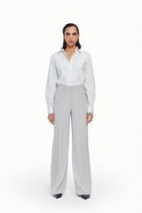 High Waisted Pleated Trousers