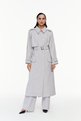 Double-Breasted Trench Set