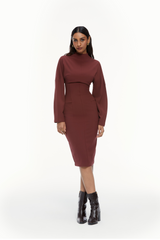 Drop Shoulder Contoured Dress