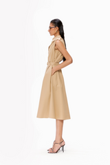 Belted Trench Dress
