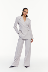 Sculpted Double-Breasted Blazer