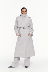 Double-Breasted Trench Set