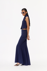 Fluted Maxi Skirt