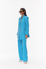 Open-Back Sleek Suit