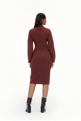 Drop Shoulder Contoured Dress