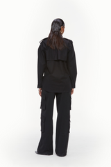 Notch Collar Trench Shirt