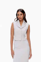 Notch-Collar Tailored Waistcoat