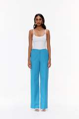 Sleek Straight-Leg Trousers