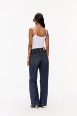 Relaxed Mid-Waist Jeans