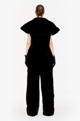 Fur Straight Trousers