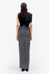 Tailored Column Skirt