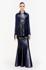 A-line Leather Jacket