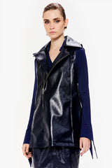 A-line Leather Jacket