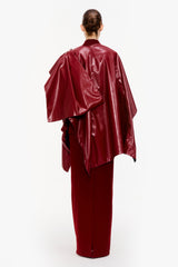 Leather Cape Scarf