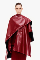Leather Cape Scarf