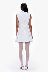 Godet Mini Shirt Dress