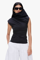 Asymmetrical Pleated Top