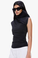 Asymmetrical Pleated Top