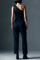 Elasticated Pleated Trousers