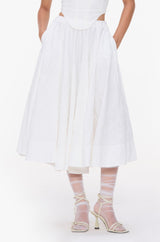 Panelled Circle Skirt