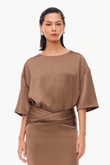 Liquid Boat-Neck Tee