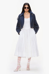 Barrel Sleeve Denim Jacket