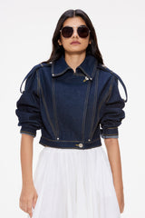 Barrel Sleeve Denim Jacket