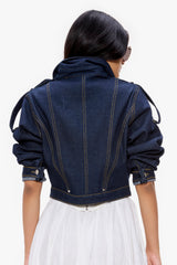 Barrel Sleeve Denim Jacket