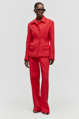 Frayed Point Collar Suit