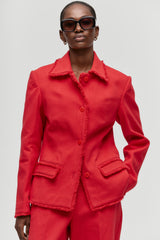 Frayed Point Collar Suit