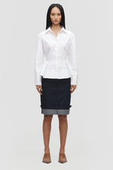 Tailored Peplum Shirt