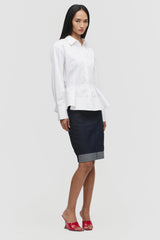 Tailored Peplum Shirt