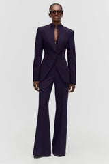 Creased Flare Trousers
