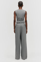 Cropped Tailored Waistcoat