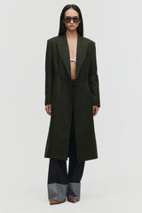 Belted Double-Breasted Coat