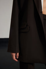 Minimalist Double Breasted Blazer