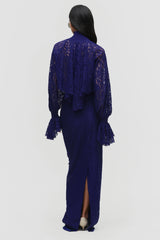Smocked Lace Column Set