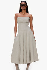 Soft Flared Midi Dress