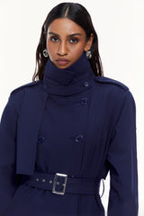 Double-Breasted Trench Set